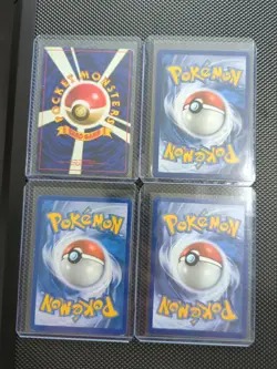 ⚡pokemon 4 Card Lot Corocoro Glossy Surfing Pikachu LP Raichu Evolutions Holo⚡ - Image 2