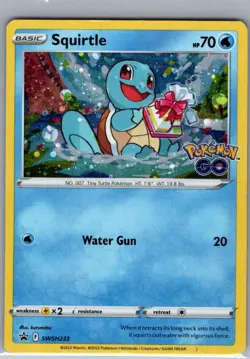 Squirtle SWSH233 Holo SWSH: Sword & Shield Promo Cards - Pokemon Card - NM - Image 1