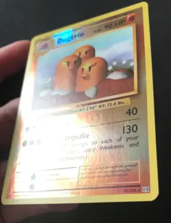 2 X Pokemon Card Evolutions REVERSE HOLO Dugtrio 56/108 Diglett 55/108 Exc-NM - Image 4