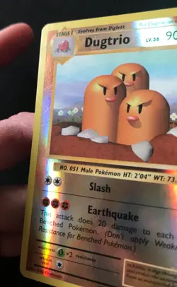 2 X Pokemon Card Evolutions REVERSE HOLO Dugtrio 56/108 Diglett 55/108 Exc-NM - Image 5