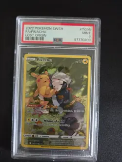 Pokemon 2022 Pikachu Lost Origin TG05 PSA 9 - Image 1