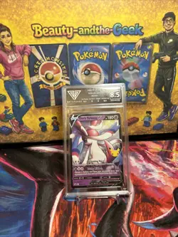 Pokemon TCG Get Graded 8.5 Dark Sylveon Black Star Promo 25th Anniversary Holo - Image 1