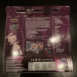 Pokemon TCG Fusion Strike League Battle Deck Mew VMAX English - Image 2