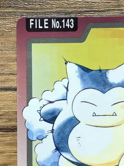 Pokemon Carddass Card Snorlax 143 Bandai Pocket Monsters 1997 - Image 3