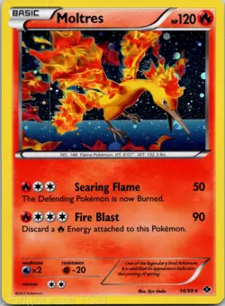 Moltres - 14/99 (Next Destinies) 014/099 Holo Blister Exclusives Pokemon NM - Image 1