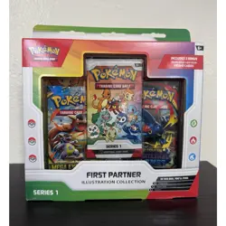 Pokemon First Partner Illustration Collection Series 1 Box. 2 AVAILABLE - Image 1