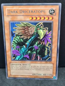 Yugioh - Dark Driceratops - IOC-073 - Rare NM - Image 1