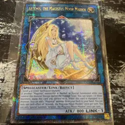 Yugioh Quarter Century Secret Artemis, the Magistus Moon Maiden RA01-EN049 - Image 1