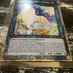 Yugioh Quarter Century Secret Artemis, the Magistus Moon Maiden RA01-EN049 - Image 3