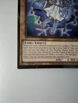 Yugioh! The Weather Painter Snow - MGED-EN016 - Premium Gold Rare - 1st Edition - Image 4