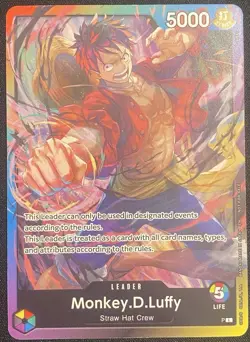 Monkey.D.Luffy (Release Event Leader) - One Piece TCG - English NM Promo NM - Image 1