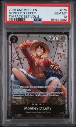 Lot of PSA 10 Ace, & Luffy Tin Set Volume 2 Promos - Image 2