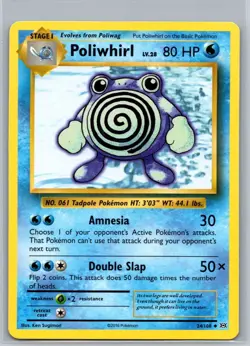 Poliwhirl - 24/108 - Non-Holo - XY Evolutions - NM - Pokemon 2 Card Lot - Image 1