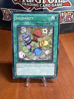 Yu-Gi-Oh Solidarity SDLS-EN031 1st Edition Common Spell Card - Image 1