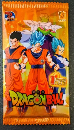 Sealed Dragon Ball Doujin Pack With 2 Loose Rare Collection Cards Z - Image 2