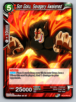 Son Goku, Savagery Awakened BT10-006 UC - Dragon Ball Super Card Game - Image 1