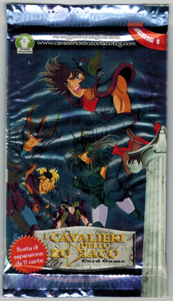 Saint Seiya Cards Game 1st Series TCG Box 10 Sealed Packs Preziosi - Image 2