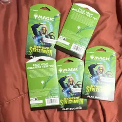 Magic: The Gathering Secrets of Strixhaven English Booster Pack Lot 5 Packs - Image 2