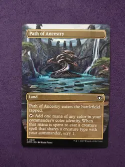 Path of Ancestry (Borderless) 661 Commander Masters Magic: The Gathering NM MTG - Image 1