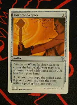 MTG Isochron Scepter (White Border) x1 Near Mint from Mystery Booster 2 - Image 1