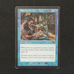 Wizards MTG Rhystic Study Prophecy Enchantment Common 45/143 English Blue - Image 1