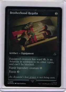 Brotherhood Regalia (Foil Etched) Universes Beyond: Assassin's Creed Foil 255 - Image 1