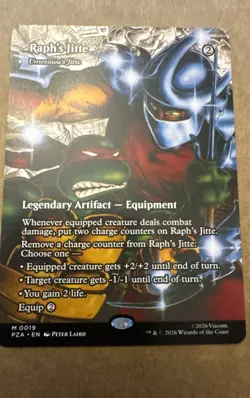 Raph's Jitte - Umezawa's Jitte (Borderless) Teenage Mutant Ninja Turtles Source - Image 1