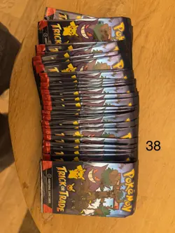38 Packs Pokemon TCG Trick or Trade Booster Packs 2024 Halloween Card Lot Bundle - Image 1