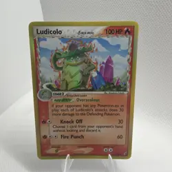 2006 Pokemon Ludicolo Delta Species 6/100 Crystal Guardians Holo LP condition - Image 1