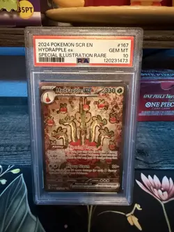 2024 POKEMON SCR EN-STELLAR CROWN SPECIAL ILLUSTRATION RARE HYDRAPPLE EX PSA 10 - Image 1