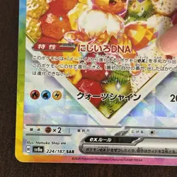 Eevee Pokemon Card full art collection Japanese sv8a 224/187 sar - Image 5