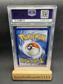 2017 POKEMON BLACK STAR PROMO SHINING LEGENDS MEWTWO-HOLO PSA 8 Double Swirl P2 - Image 2