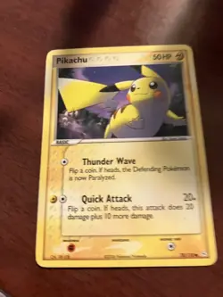 Pokemon TCG Pikachu EX Holon Phantoms 78/110 Common - Image 1