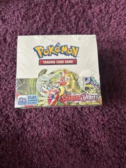 Pokemon Scarlet and Violet Base Set Booster Box 36 Pack New Sealed ENGLISH - Image 1