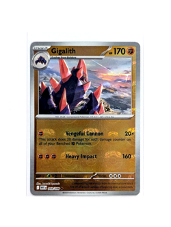 Gigalith 048/086 Uncommon Master Ball Reverse White Flare POKEMON TCG WHT EN - Image 1