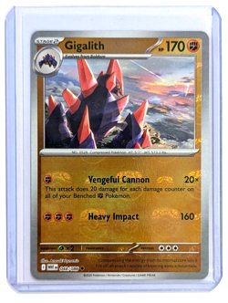 Gigalith 048/086 Uncommon Master Ball Reverse White Flare POKEMON TCG WHT EN - Image 3