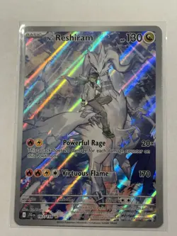Pokemon TCG N's Reshiram Holo Foil IR 167/159 SV09 Journey Together - Image 1
