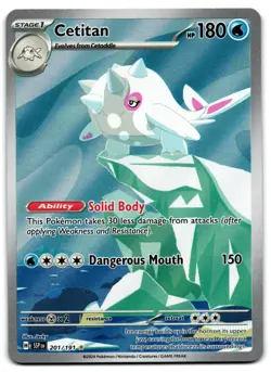 Cetitan 201/191 - 🌊 Surging Sparks Illustration Rare Pokemon TCG 🖤 - LP - Image 1