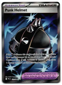 Punk Helmet 121/094 - 🌊 Phantasmal Flames Ultra Rare Pokemon TCG 🖤 - M/LP - Image 1