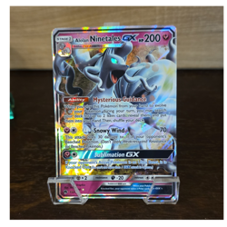 Pokemon TCG Alolan Ninetales GX Ultra Rare Full Art Holo HP 200 132/214 - Image 1