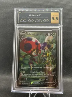 Orbeetle V TG12/TG30 Swsh11: Lost Origin Trainer Gallery PCG 9.5 Graded Pokemon - Image 1