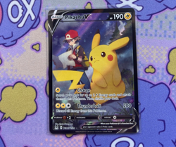 Pokemon TCG Pikachu V Lost Origin Trainer Gallery TG16/TG30 Holo Ultra Rare - Image 1