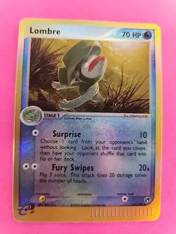 Lombre Pokemon EX Reverse Holo Sandstorm Pokemon Card WOTC NM - Image 1