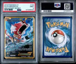Pokemon Gyarados EX TCG 123/122 XY Breakpoint 2016 Secret Holo Rare Card PSA 9 - Image 3