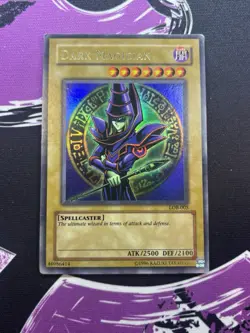 Yugioh Dark Magician LOB-005 Ultra Rare Unlimited MP ORIGINAL PRINT - Image 1