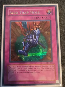 Acid Trap Hole - DDS-005 - Secret Rare - Unlimited Edition NM Yugioh Dark Duel S - Image 1