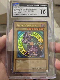 Yugioh Dark Magician SDY 006 CGC 10 Gem Mint Starter Deck Yugi PSA BGS - Image 1