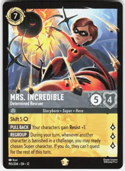 Mrs. Incredible Determined Rescuer 195/204 Wilds Unknown Disney Lorcana - Image 1