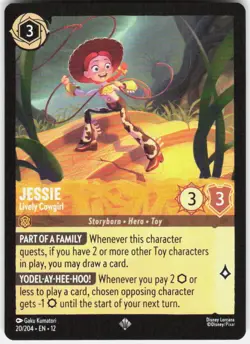 Jessie Lively Cowgirl 20/204 Wilds Unknown Disney Lorcana - Image 1