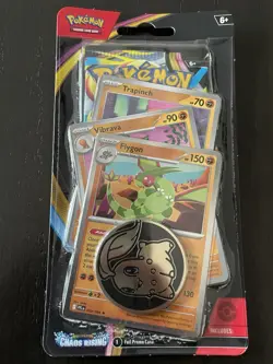 Pokemon Chaos Rising Booster Pack W/ Flygon Promo Card - Image 1
